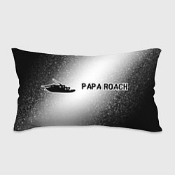 Подушка-антистресс Papa Roach glitch на светлом фоне: надпись и симво, цвет: 3D-принт