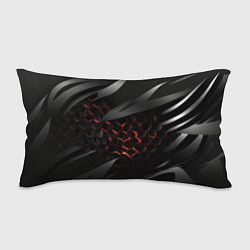 Подушка-антистресс Black and red abstract, цвет: 3D-принт