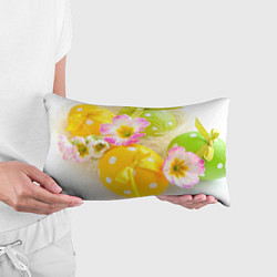 Подушка-антистресс Пасхальные яйца и цветы, цвет: 3D-принт — фото 2