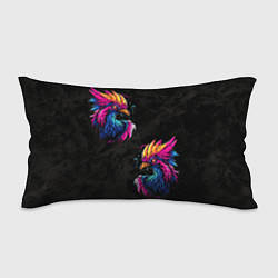 Подушка-антистресс Киберпанк Птица, цвет: 3D-принт