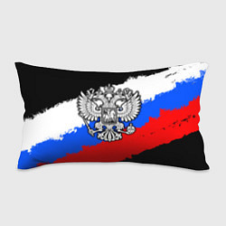Подушка-антистресс Триколор - герб РФ, цвет: 3D-принт