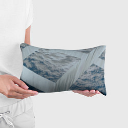 Подушка-антистресс Серая стена и блоки, цвет: 3D-принт — фото 2