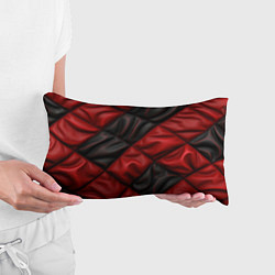Подушка-антистресс Red black luxury, цвет: 3D-принт — фото 2