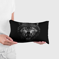 Подушка-антистресс Злой волчара, цвет: 3D-принт — фото 2