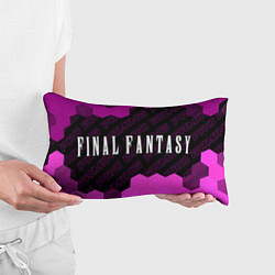 Подушка-антистресс Final Fantasy pro gaming: надпись и символ, цвет: 3D-принт — фото 2
