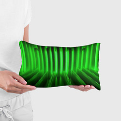 Подушка-антистресс Зеленые неоновый световой фон, цвет: 3D-принт — фото 2