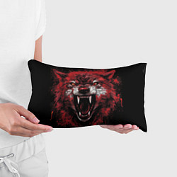 Подушка-антистресс Red wolf, цвет: 3D-принт — фото 2