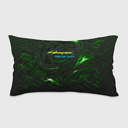 Подушка-антистресс Cyberpunk 2077 phantom liberty green