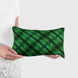 Подушка-антистресс Яркие зеленые точки, цвет: 3D-принт — фото 2