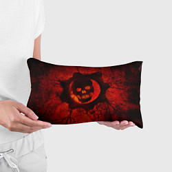 Подушка-антистресс Gears of War красный, цвет: 3D-принт — фото 2