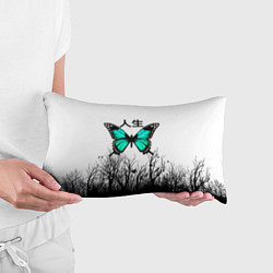 Подушка-антистресс С бабочкой на фоне японского иероглифа, цвет: 3D-принт — фото 2