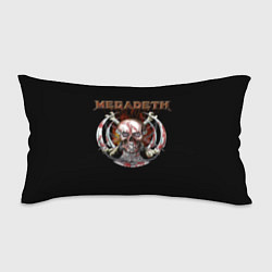 Подушка-антистресс Megadeth - боевой череп, цвет: 3D-принт
