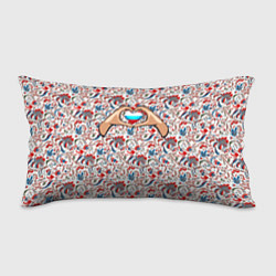 Подушка-антистресс Люблю Россию, цвет: 3D-принт