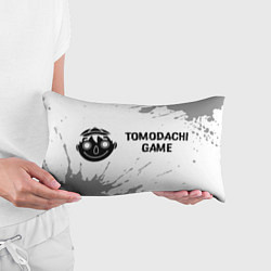 Подушка-антистресс Tomodachi Game glitch на светлом фоне: надпись и с, цвет: 3D-принт — фото 2