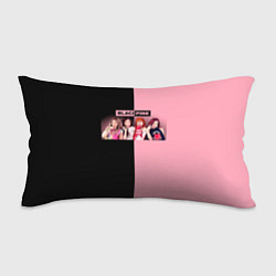 Подушка-антистресс Черно-розовый градиент Black Pink, цвет: 3D-принт