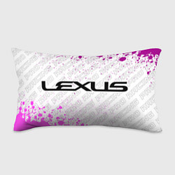 Подушка-антистресс Lexus pro racing: надпись и символ, цвет: 3D-принт