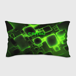 Подушка-антистресс CS GO зеленые кислотные плиты, цвет: 3D-принт