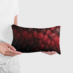 Подушка-антистресс Black red texture, цвет: 3D-принт — фото 2