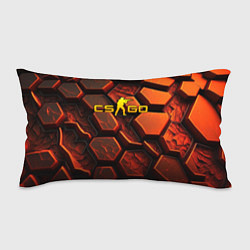 Подушка-антистресс CS GO orange logo, цвет: 3D-принт