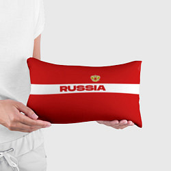 Подушка-антистресс Russia - красно-белый, цвет: 3D-принт — фото 2