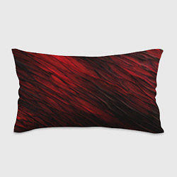 Подушка-антистресс Black red texture, цвет: 3D-принт
