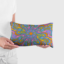 Подушка-антистресс Абстрактный психоделический рисунок, цвет: 3D-принт — фото 2