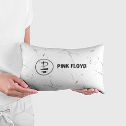 Подушка-антистресс Pink Floyd glitch на светлом фоне: надпись и симво, цвет: 3D-принт — фото 2