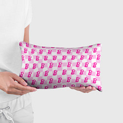 Подушка-антистресс Розовая шашка и Барби, цвет: 3D-принт — фото 2