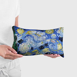 Подушка-антистресс Облака в стиле Ван Гога, цвет: 3D-принт — фото 2