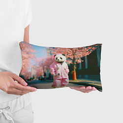 Подушка-антистресс Милая панда в пуховике, цвет: 3D-принт — фото 2