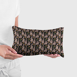 Подушка-антистресс Зайцы и пижма, цвет: 3D-принт — фото 2