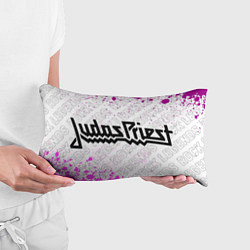 Подушка-антистресс Judas Priest rock legends: надпись и символ, цвет: 3D-принт — фото 2