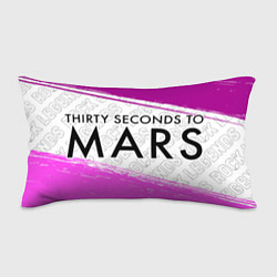 Подушка-антистресс Thirty Seconds to Mars rock legends: надпись и сим, цвет: 3D-принт