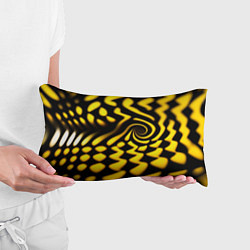 Подушка-антистресс Желтая футболка с воронкой, цвет: 3D-принт — фото 2