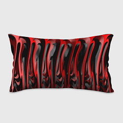 Подушка-антистресс Пластик красно-черный, цвет: 3D-принт