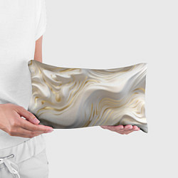 Подушка-антистресс Бежевая абстракция, цвет: 3D-принт — фото 2
