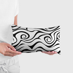 Подушка-антистресс Анималистическая абстракция зебры, цвет: 3D-принт — фото 2