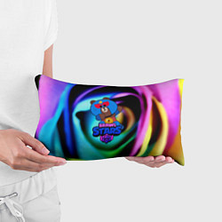 Подушка-антистресс Brawl stars neon teddy, цвет: 3D-принт — фото 2