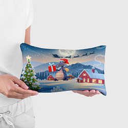 Подушка-антистресс Новогодний дракон 2024, цвет: 3D-принт — фото 2