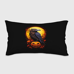 Подушка-антистресс Halloween - ворон и тыква, цвет: 3D-принт