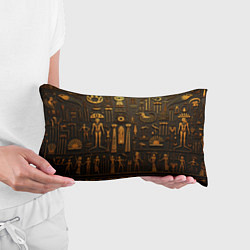 Подушка-антистресс Арт в стиле египетских письмен, цвет: 3D-принт — фото 2