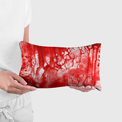 Подушка-антистресс Кровь на белом, цвет: 3D-принт — фото 2