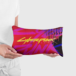Подушка-антистресс Cyberpunk 2077 phantom liberty logo, цвет: 3D-принт — фото 2