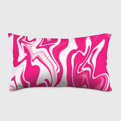 Подушка-антистресс Абстракция разлитая розовая краска, цвет: 3D-принт