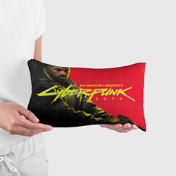 Подушка-антистресс Cyberpunk 2077 Phantom Liberty: Solomon Reed, цвет: 3D-принт — фото 2
