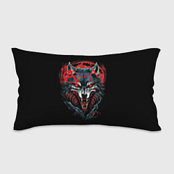 Подушка-антистресс Логотип рок группы Алиса на фоне волка, цвет: 3D-принт