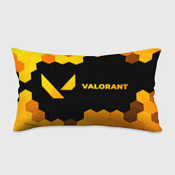 Подушка-антистресс Valorant - gold gradient по-горизонтали, цвет: 3D-принт