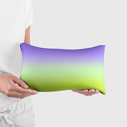 Подушка-антистресс Фиолетовый мятный и желто-зеленый градиент, цвет: 3D-принт — фото 2