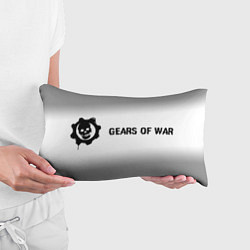 Подушка-антистресс Gears of War glitch на светлом фоне по-горизонтали, цвет: 3D-принт — фото 2