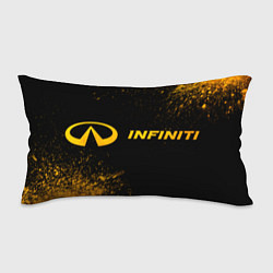 Подушка-антистресс Infiniti - gold gradient по-горизонтали, цвет: 3D-принт